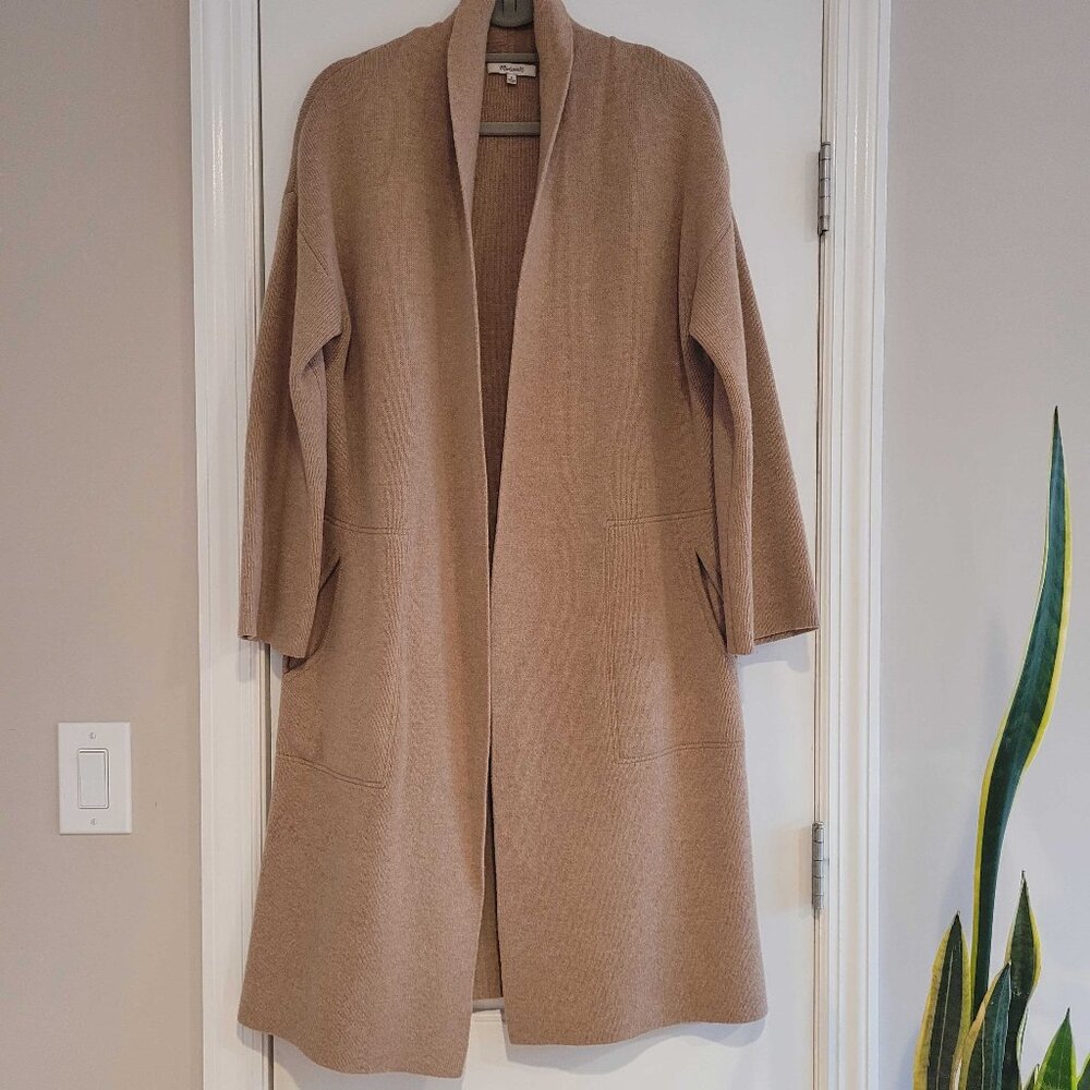 Madewell Coatigan in Camel, Size Small